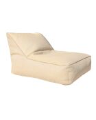 Zwevende loungehond - Raffia beige - 115x80x40 cm