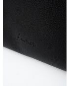 Sac à main en cuir Nya noir - 42x32x14cm