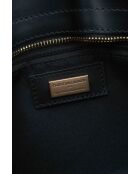 Sac à main en cuir Candace noir - 29x21x9,5cm