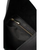 Sac porte épaule en cuir Celiah noir - 32x20x10cm