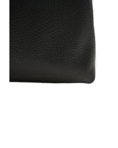 Sac porte épaule en cuir Celiah noir - 32x20x10cm