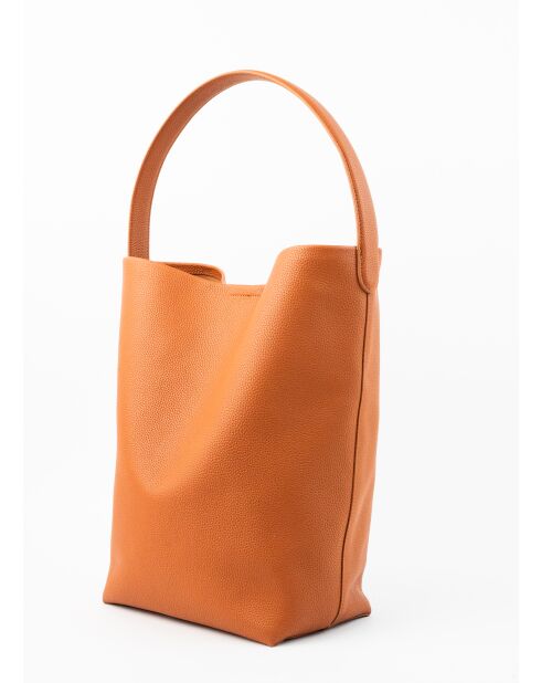 Sac porte épaule en cuir Dune camel - 26x36x16cm