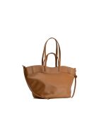 Sac porte épaule en cuir Nyla camel - 55x30x17cm