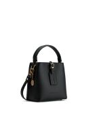 Sac à main en cuir Mara noir - 19x19x12cm