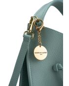 Sac à main en cuir Callie bleu ciel - 37x21x10cm