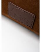Sac à bandoulière en cuir Yra moka - 34x18x12cm
