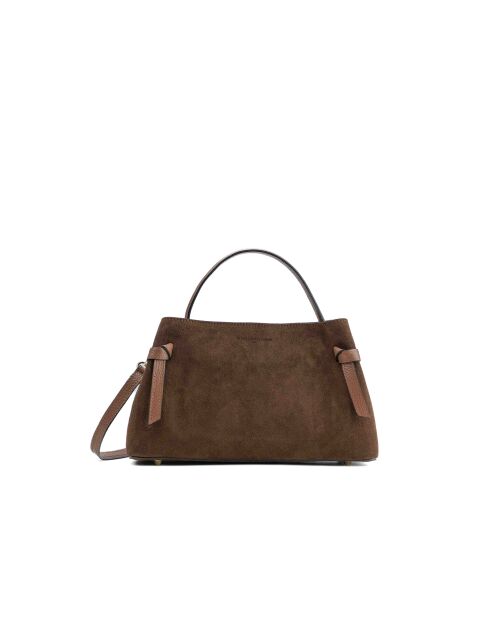 Sac à main en cuir Ada moka - 25x19x10,5cm