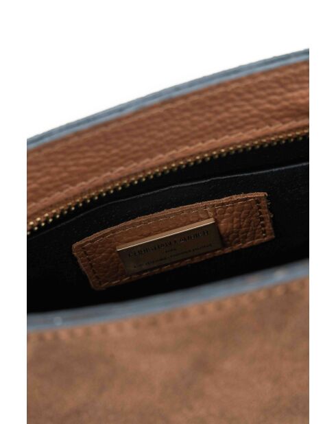 Sac à main en cuir Ada moka - 25x19x10,5cm