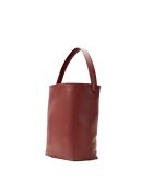 Sac porte épaule en cuir Dunya bordeaux - 26x36x16cm