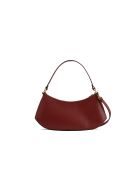 Dunkelrote Schultertasche Rory aus Leder - 28x13,5x6cm