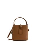 Sac à main en cuir Mara camel - 19x19x12cm