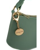 Sac porte épaule en cuir Rory vert menthe - 28x13,5x6cm