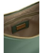 Sac porte épaule en cuir Rory vert menthe - 28x13,5x6cm
