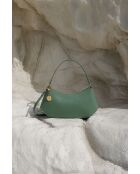 Sac porte épaule en cuir Rory vert menthe - 28x13,5x6cm