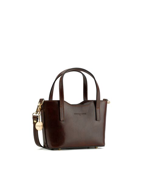 Sac à main en cuir Bailey moka - 25x14x9,5cm