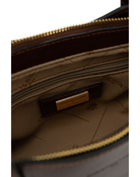 Sac à main en cuir Bailey moka - 25x14x9,5cm
