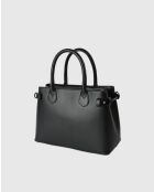 Sac à main en cuir Mini Anita noir - 30X19X13cm