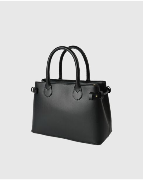 Sac à main en cuir Mini Anita noir - 30X19X13cm