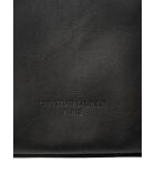 Sac porte épaule en cuir Azia noir - 42x43x14cm