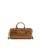 Sac à main en cuir Leana camel - 29x14 X11cm