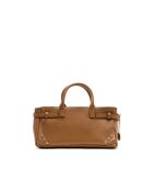 Sac à main en cuir Leana camel - 29x14 X11cm