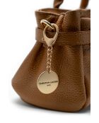 Sac à main en cuir Leana camel - 29x14 X11cm