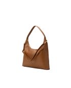 Sac porte épaule en cuir Aliz camel - 43x25x10cm