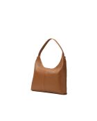 Sac porte épaule en cuir Aliz camel - 43x25x10cm