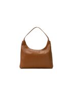 Sac porte épaule en cuir Aliz camel - 43x25x10cm