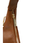 Sac porte épaule en cuir Aliz camel - 43x25x10cm