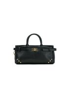 Sac à main en cuir Leana noir - 29x14 X11cm