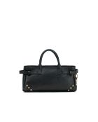 Sac à main en cuir Leana noir - 29x14 X11cm