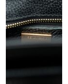 Sac à main en cuir Leana noir - 29x14 X11cm
