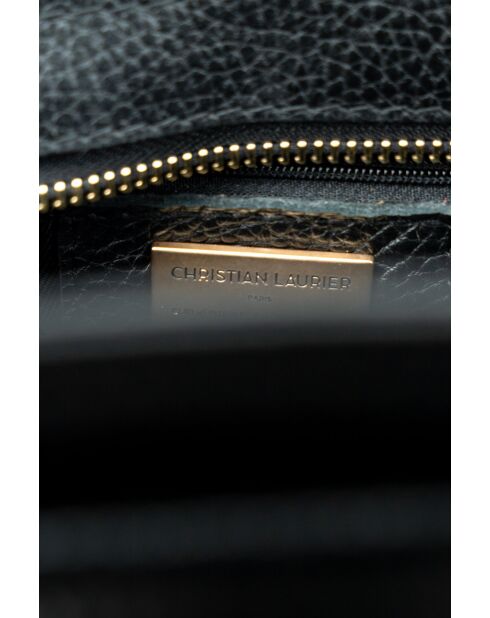 Sac à main en cuir Leana noir - 29x14 X11cm