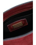 Sac à main en cuir Ada bordeaux - 25x19x10,5cm