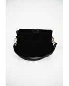 Sac à bandoulière en cuir Noche noir - 25x21x7cm