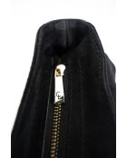 Sac à bandoulière en cuir Noche noir - 25x21x7cm