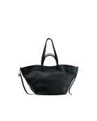 Sac porte épaule en cuir Nyla black - 55x30x17cm