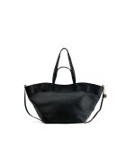 Sac porte épaule en cuir Nyla black - 55x30x17cm