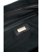 Sac porte épaule en cuir Nyla black - 55x30x17cm