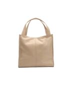 Sac à main en cuir Agatella taupe - 35x32x10cm