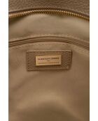 Sac à main en cuir Agatella taupe - 35x32x10cm