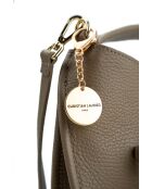 Sac à main en cuir Callie taupe - 37x21x10cm