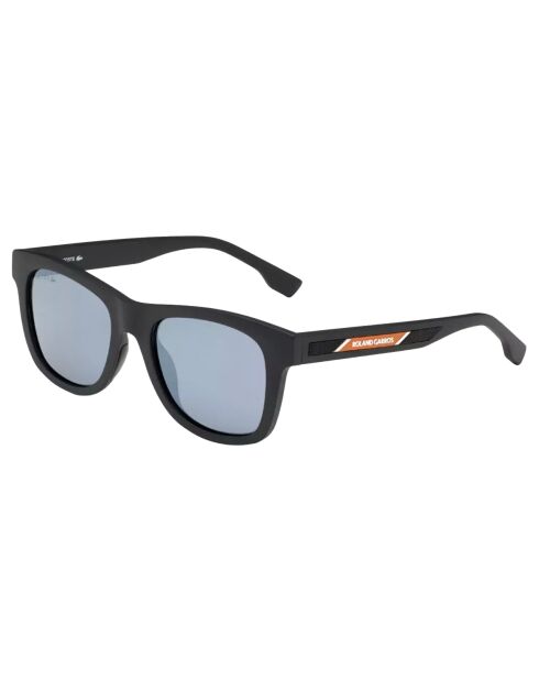 Lunettes de soleil rectangulaires L3651SRG noir mat