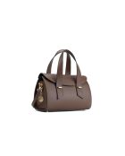 Sac à main en cuir Candace marron - 29x21x9,5cm