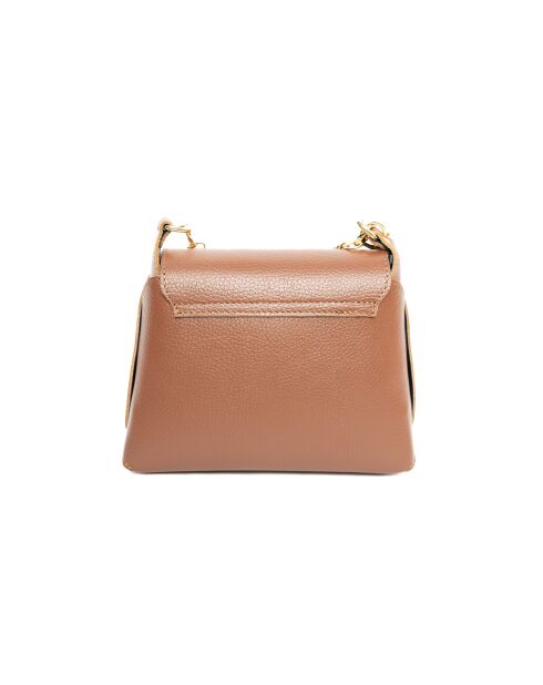 Sac à bandoulière en cuir Zia marron - 21x18x7,5cm