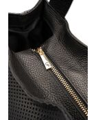 Sac à main en cuir Agatella noir - 35x32x10cm