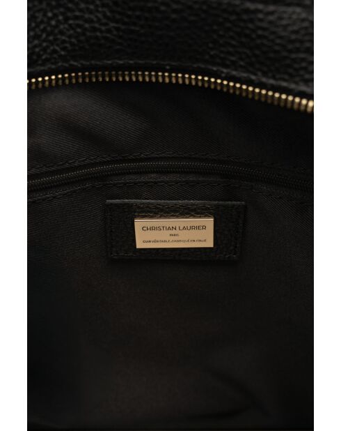 Sac à main en cuir Agatella noir - 35x32x10cm