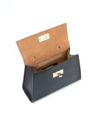Sac à main en cuir Malia noir - 18x14x7,5cm