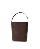 Sac porte épaule en cuir Dunya moka - 26x36x16cm